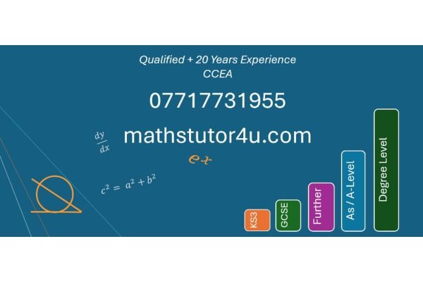Maths Tuition phone number website and bar chart